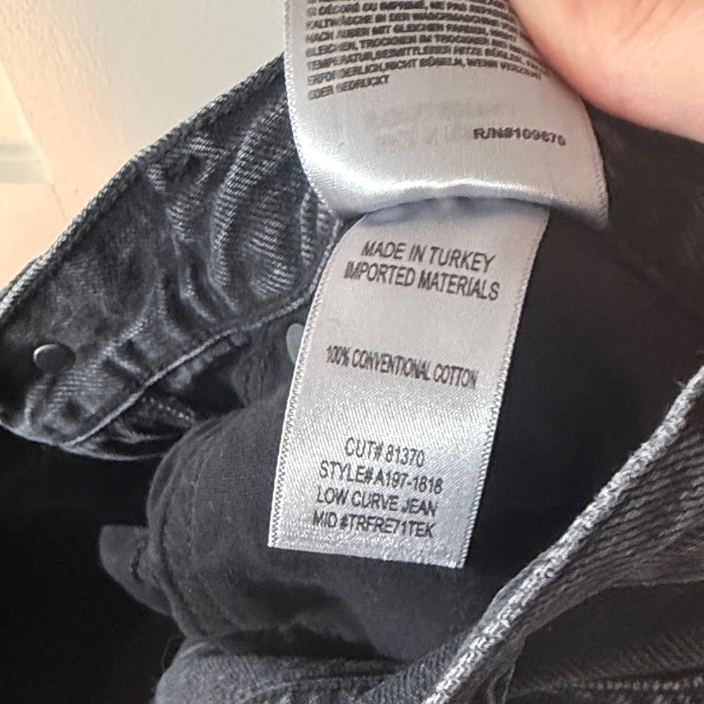 Agolde Low Curve Jeans size 29 - Picture 2 of 2